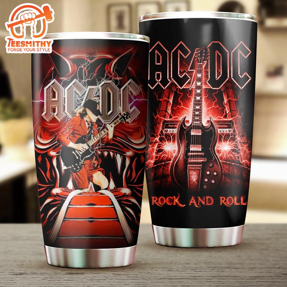 ACDC Rock And Roll Tumbler Cup