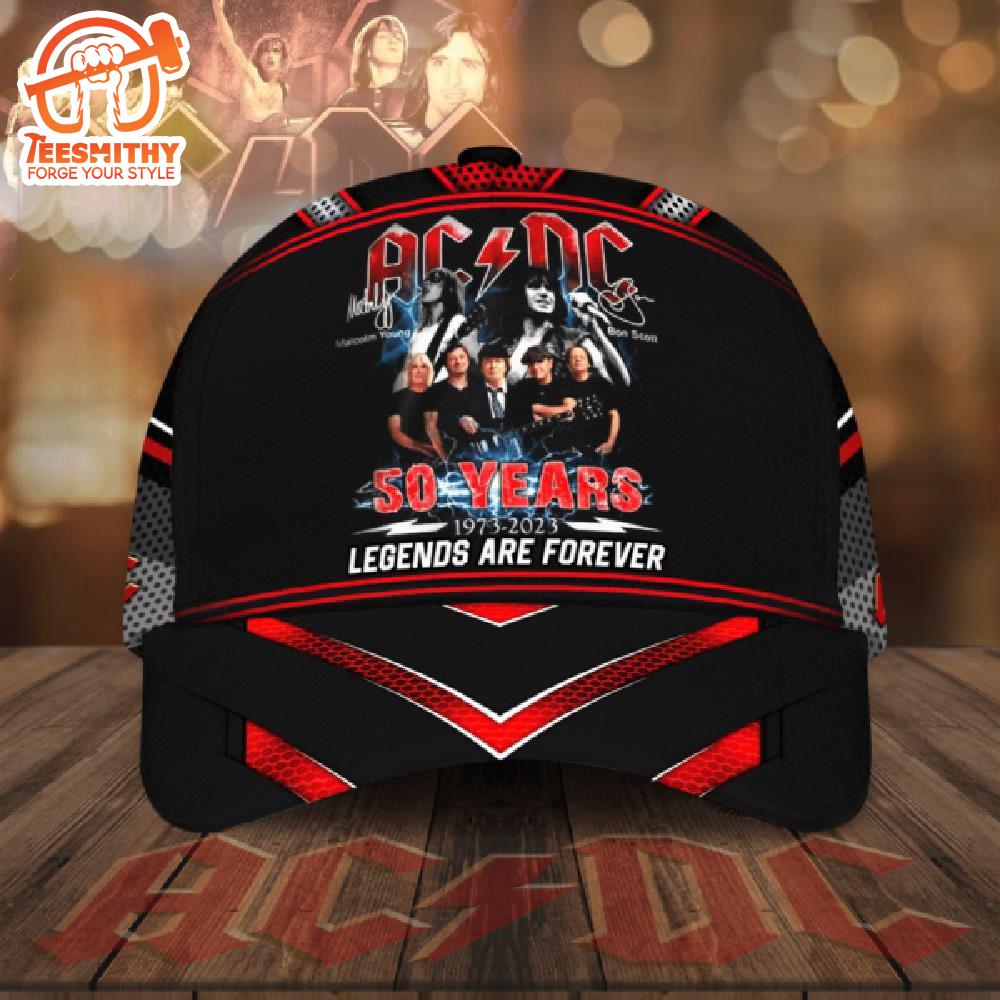 ACDC Rock Band Merchandise, ACDC 50years, ACDC Classic Cap