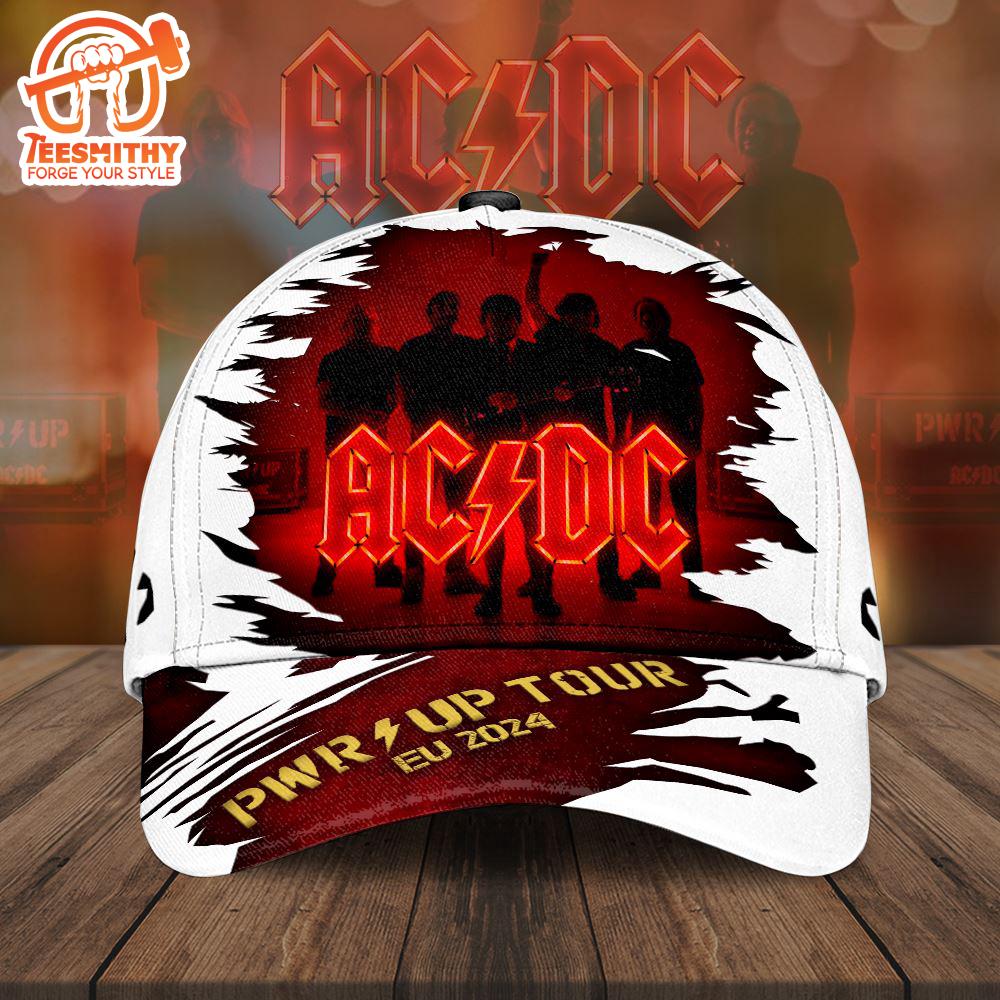 ACDC Rock Band Merchandise, ACDC EU Tour 2024, ACDC Classic Cap