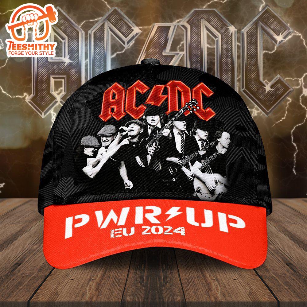 ACDC Rock Band Merchandise, ACDC PWR UP 2024 ACDC Classic Cap