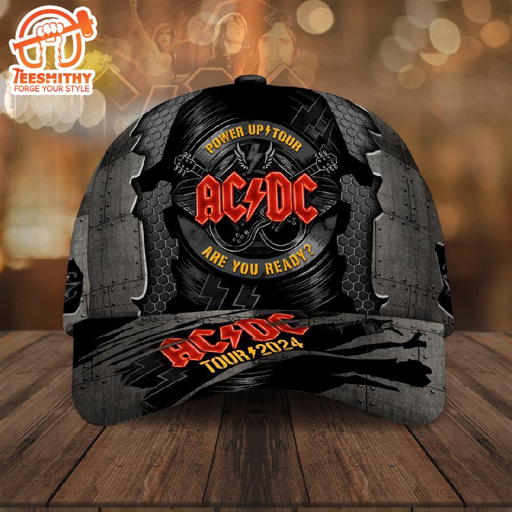 ACDC Rock Band Merchandise, ACDC Tour 2024, ACDC Classic Cap