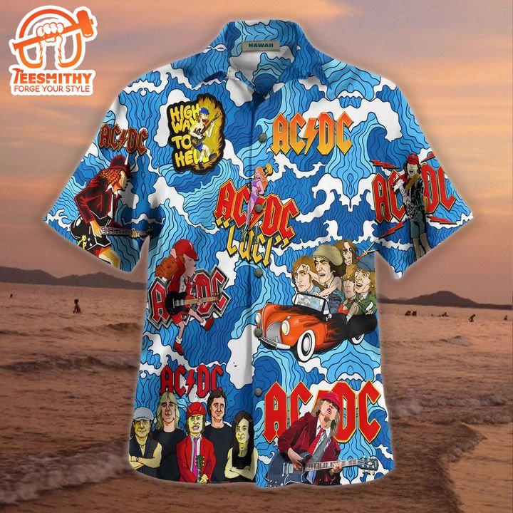 ACDC Rock Out in Style Hawaiian Shirt