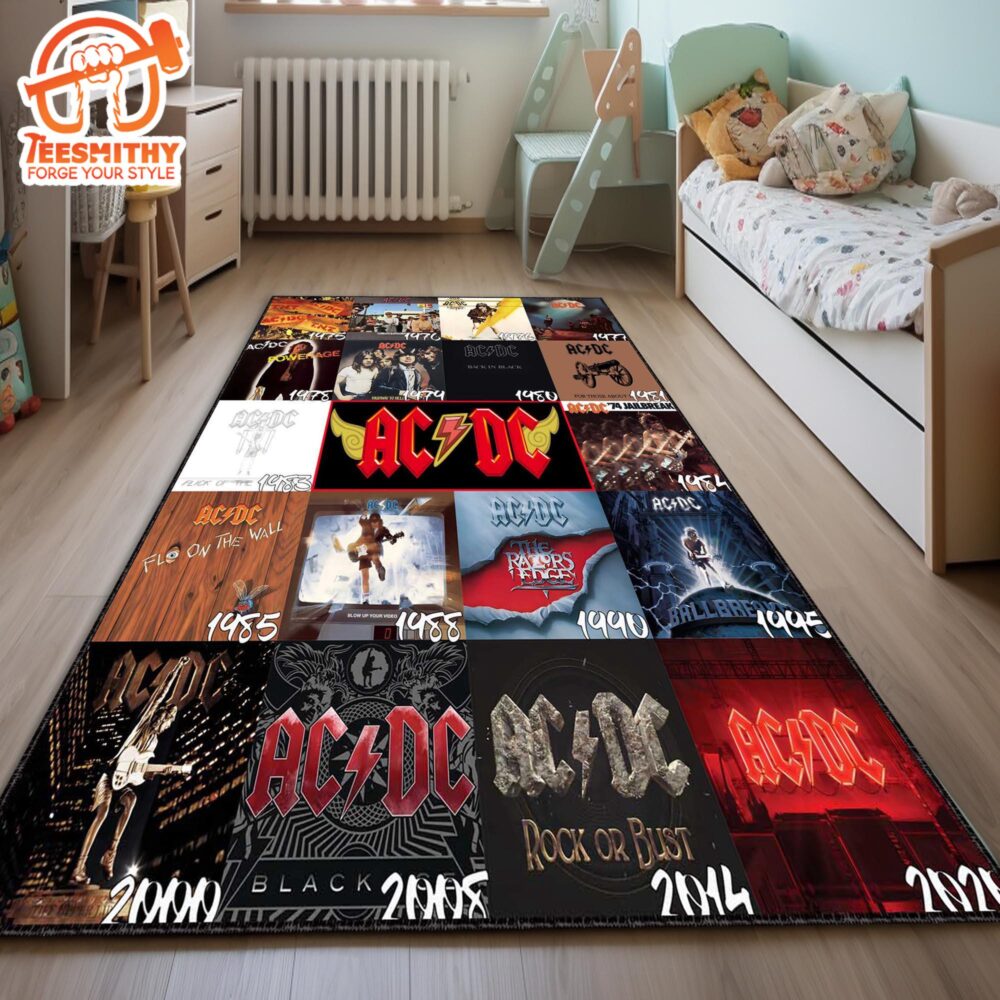 ACDC Rug, Rock N Roll Rug, Hard Music Carpet