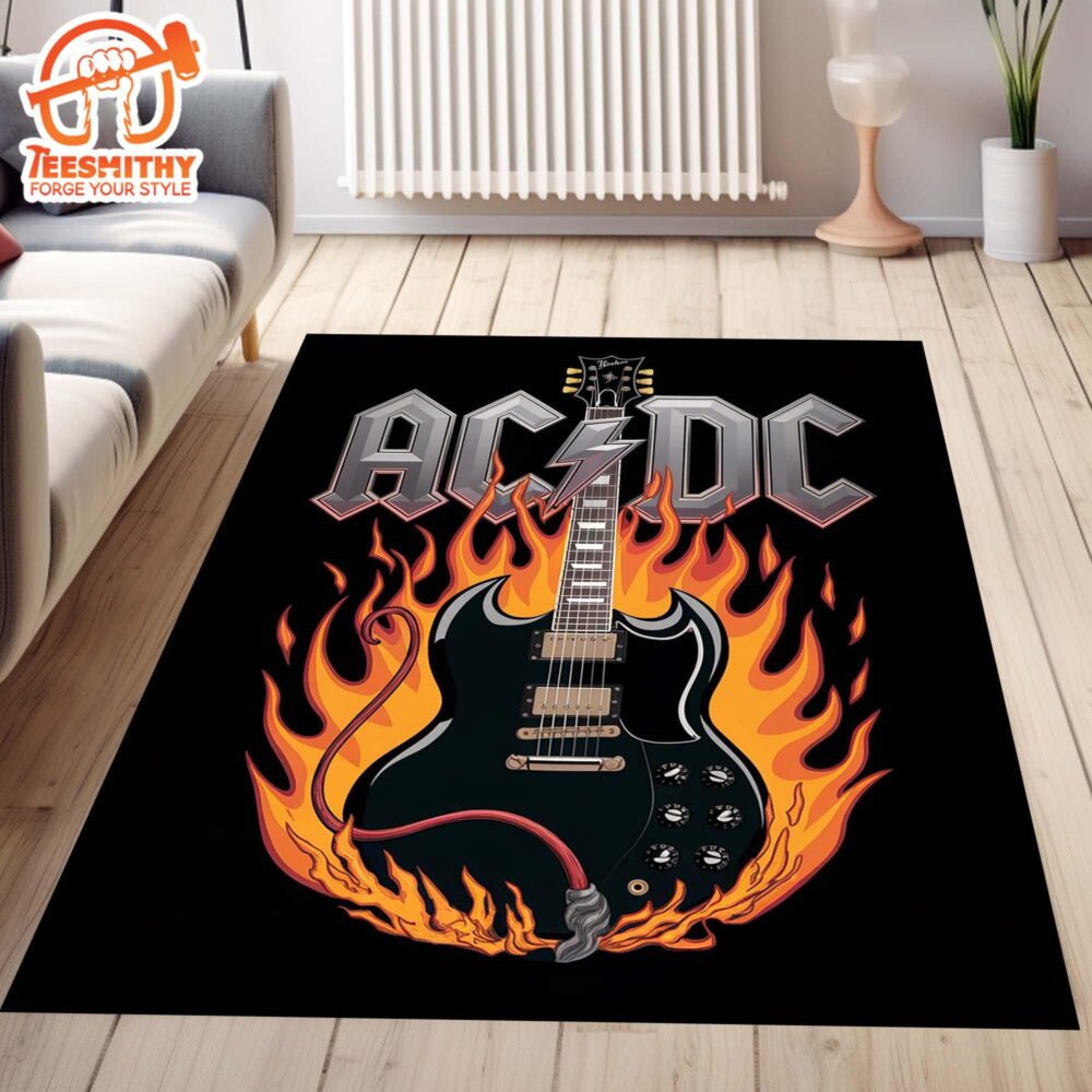 ACDC Rug,Music Band Rug, Heavy Metal Rug