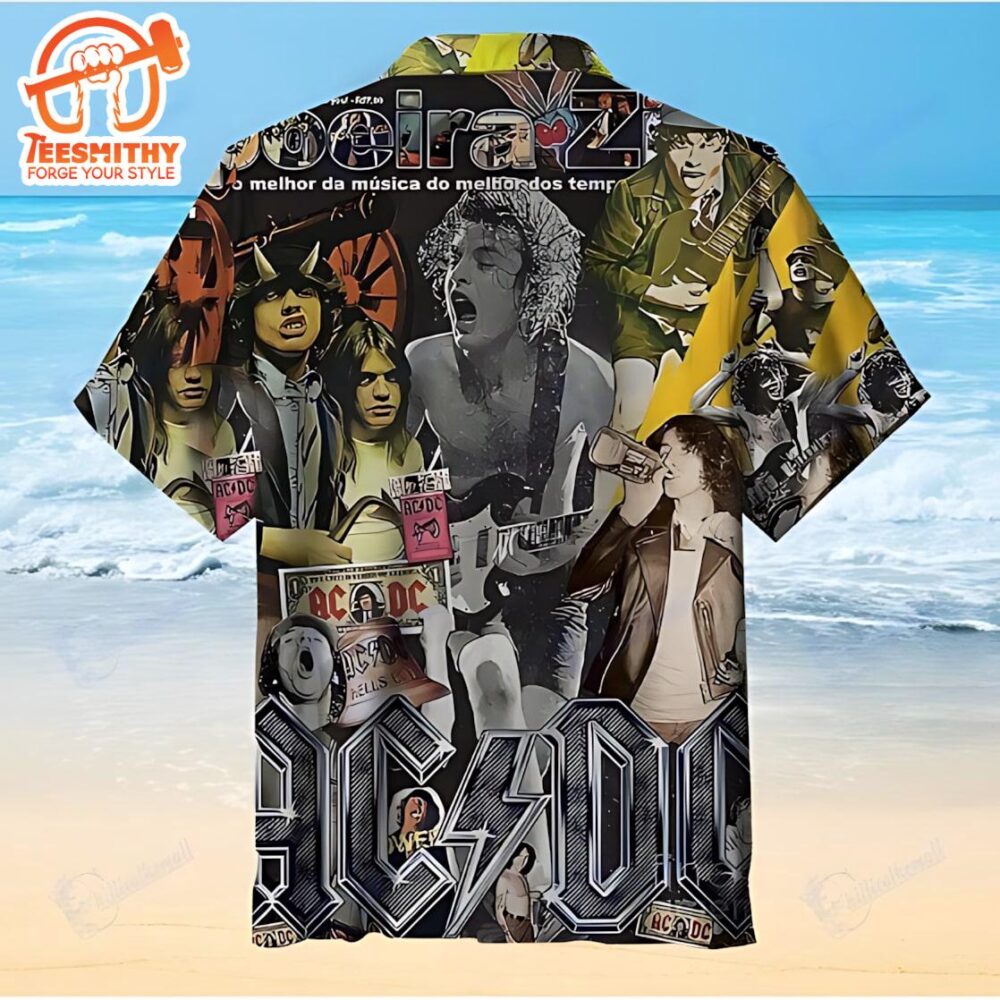 ACDC Skull Bandana Hawaiian Shirt