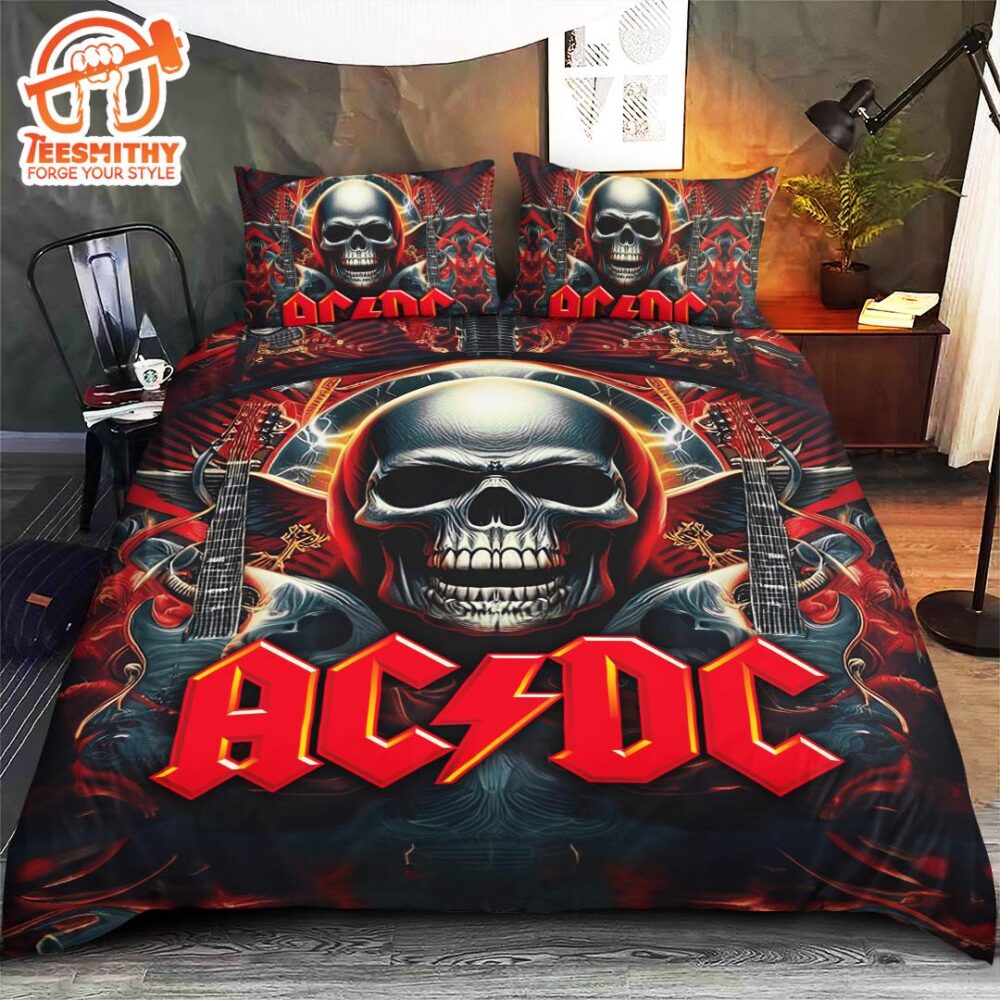 ACDC Skull Logo Bedding set