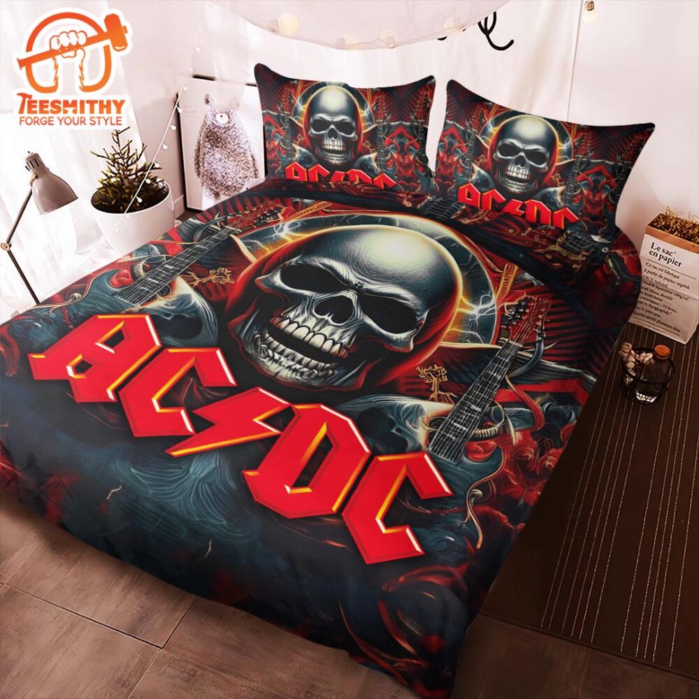 ACDC Skull Logo Bedding set