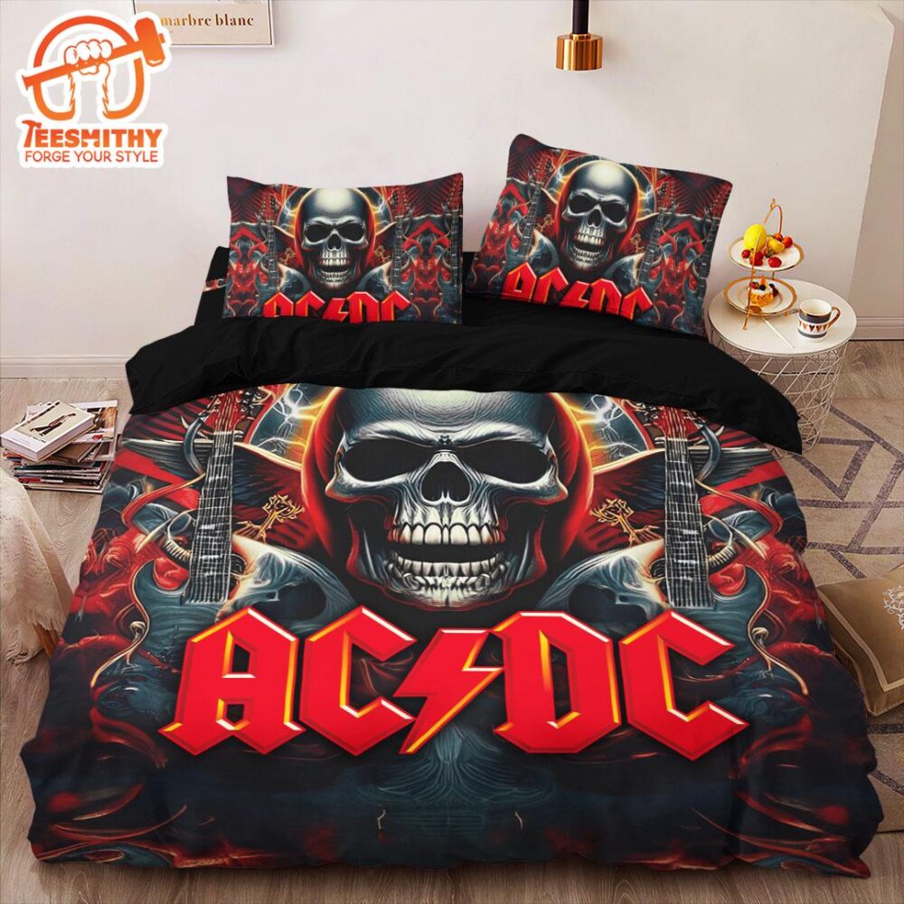 ACDC Skull Logo Bedding set