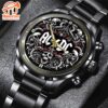 ACDC Skull Pile Vintage Black Stainless Steel Watch