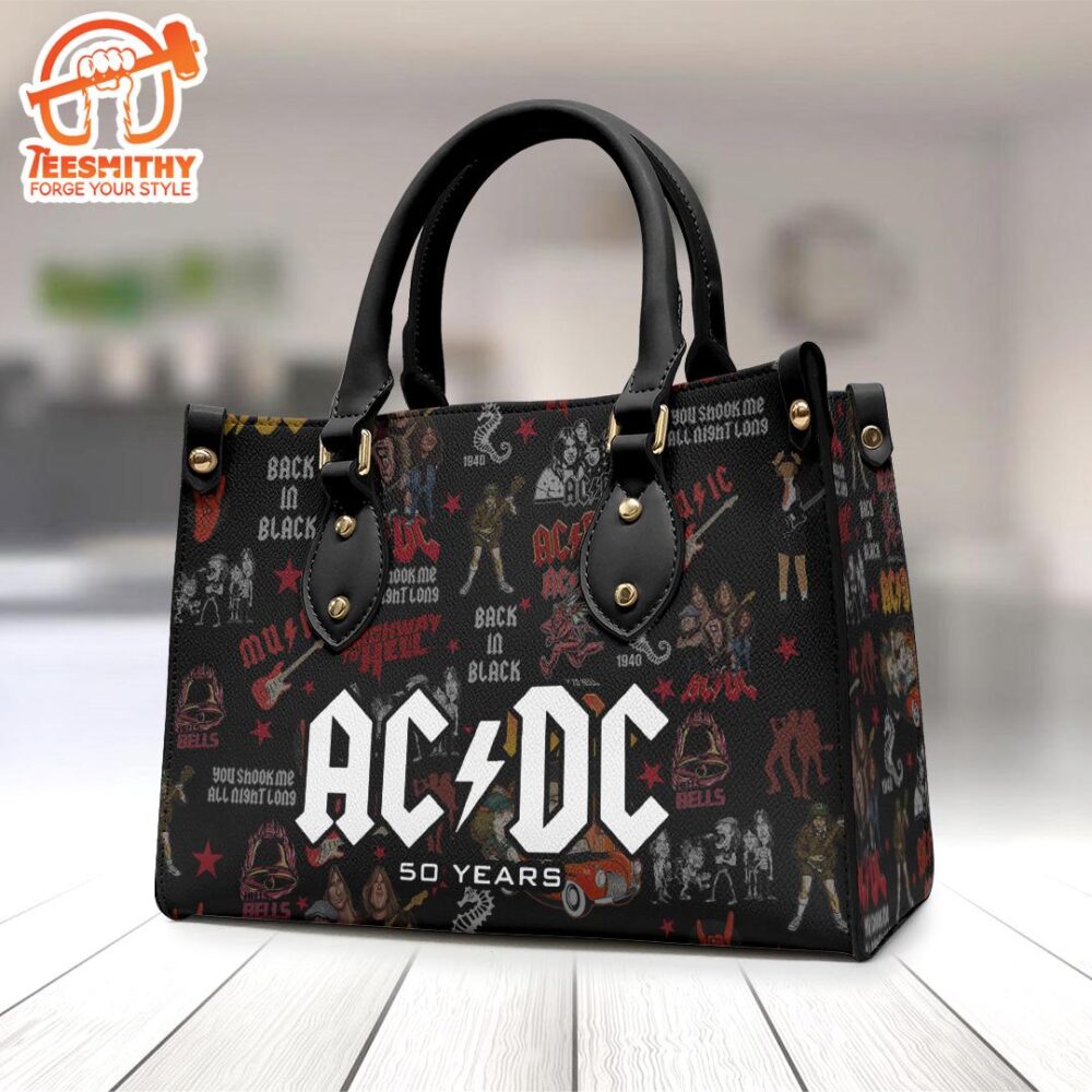 ACDC Version 50 Years Leather HandBag