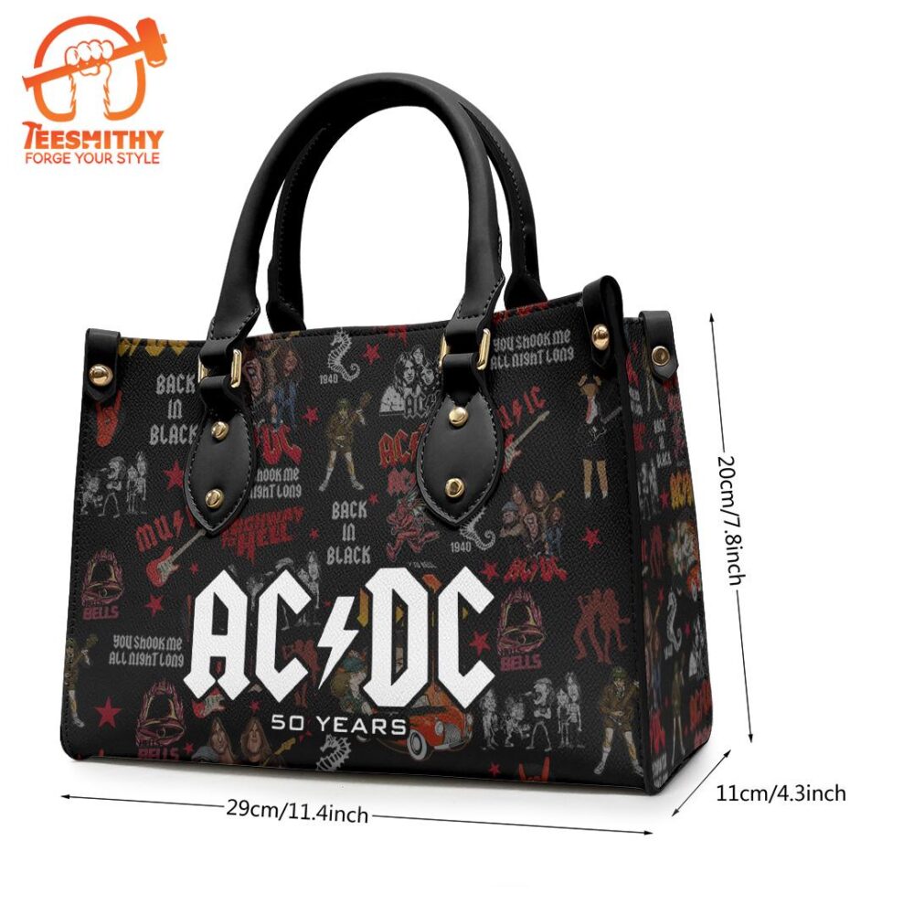 ACDC Version 50 Years Leather HandBag