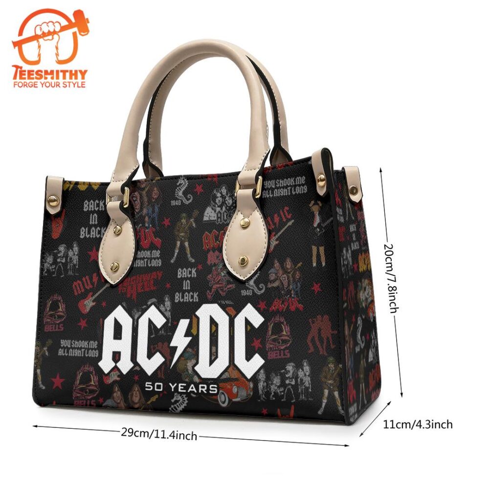 ACDC Version 50 Years Leather HandBag