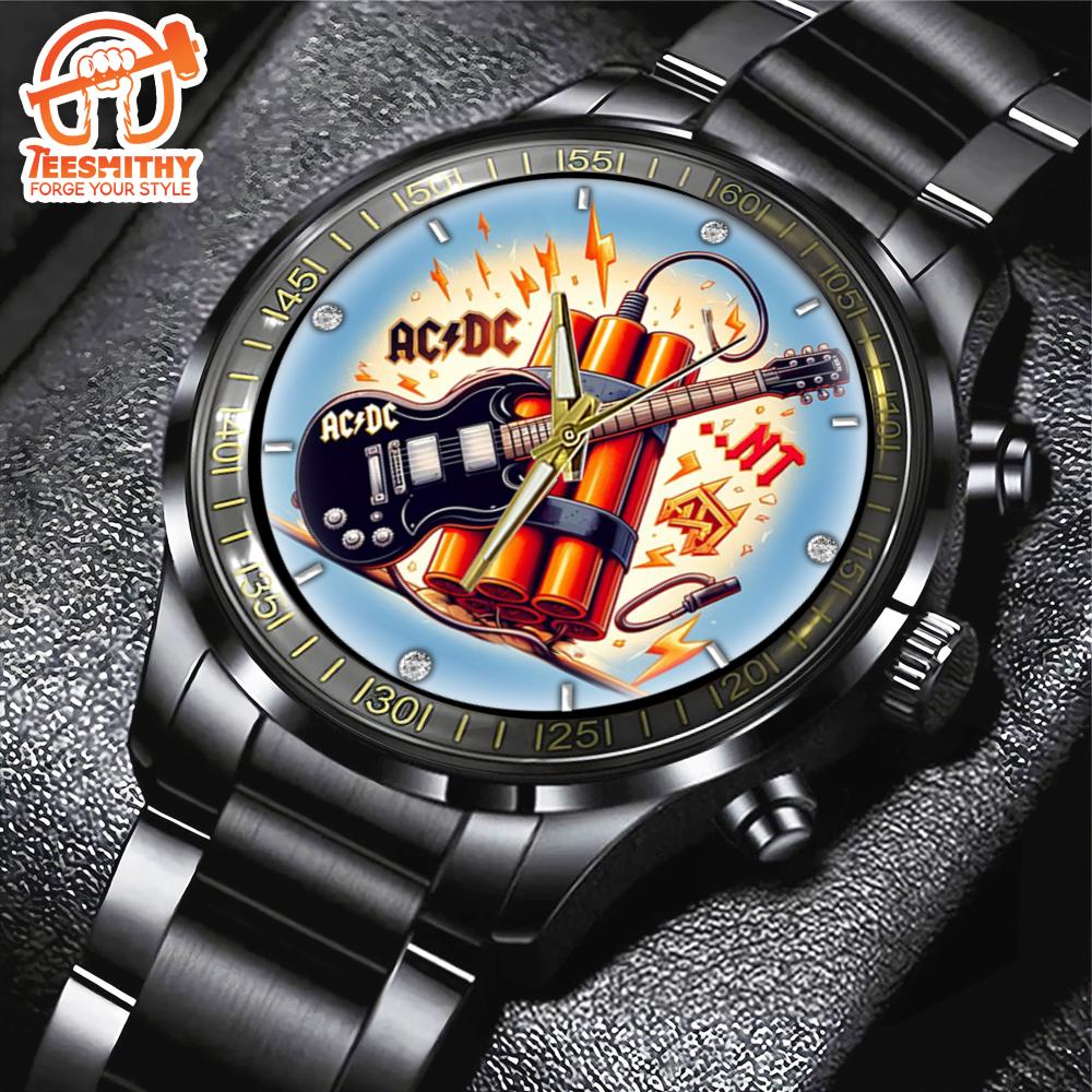 ACDC Versipn T.N.T. Black Stainless Steel Watch