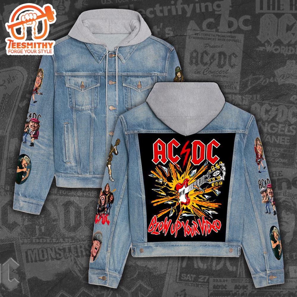 AC/DC Women’s Denim Hood Jacket