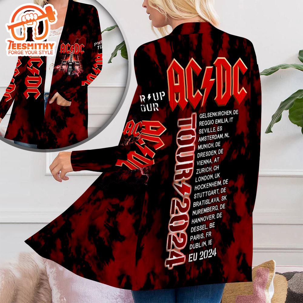 ACDC Women’s Patch Pocket Cardigan Gift Christmas