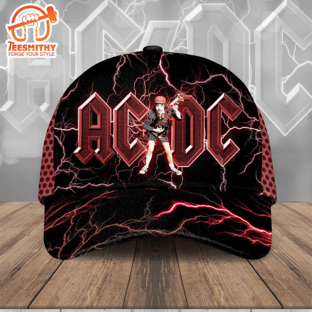 ACDC x Angus Young Classic Cap 3D Hat Trendding New