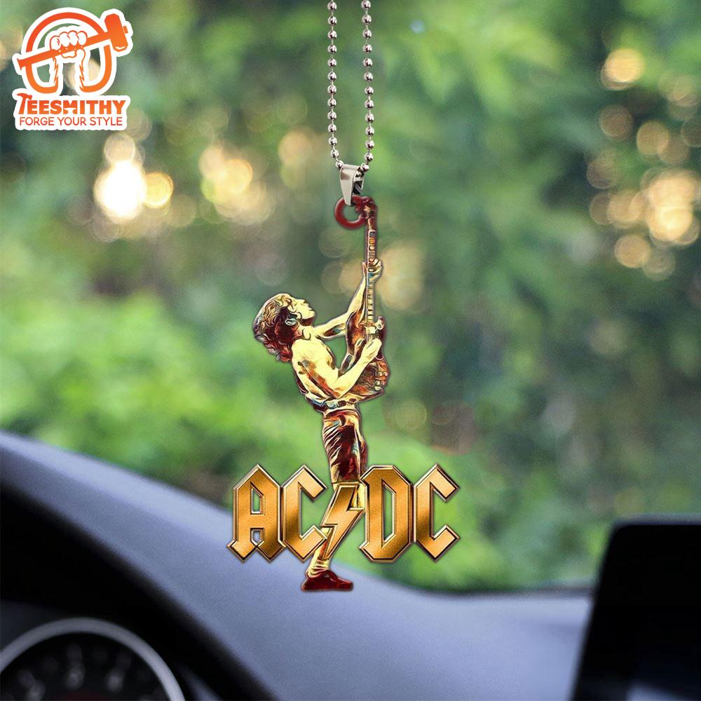 ACDC x Angus Young Custom Shape 1-sided Acrylic Car Ornament