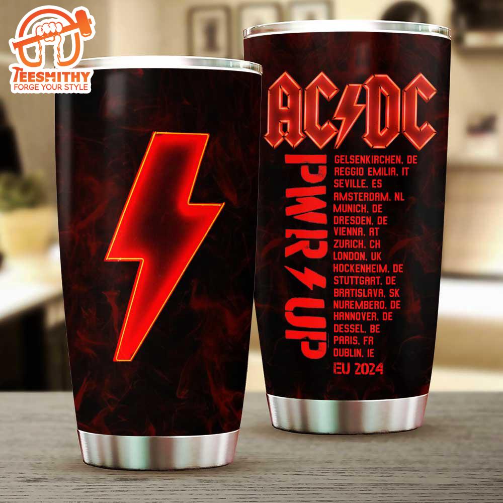 ACDCPWR UP EU 2024 Tumbler Cup – Gift For Fans