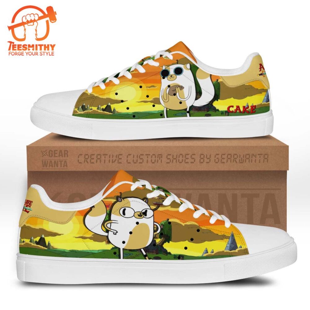 Adventure Time Cake Stan Smith Shoes For Kid