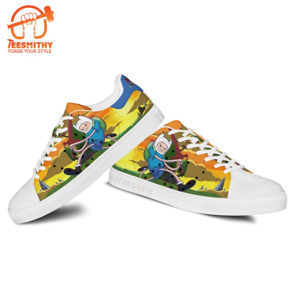 Adventure Time Finn Stan Smith Shoes For Kid