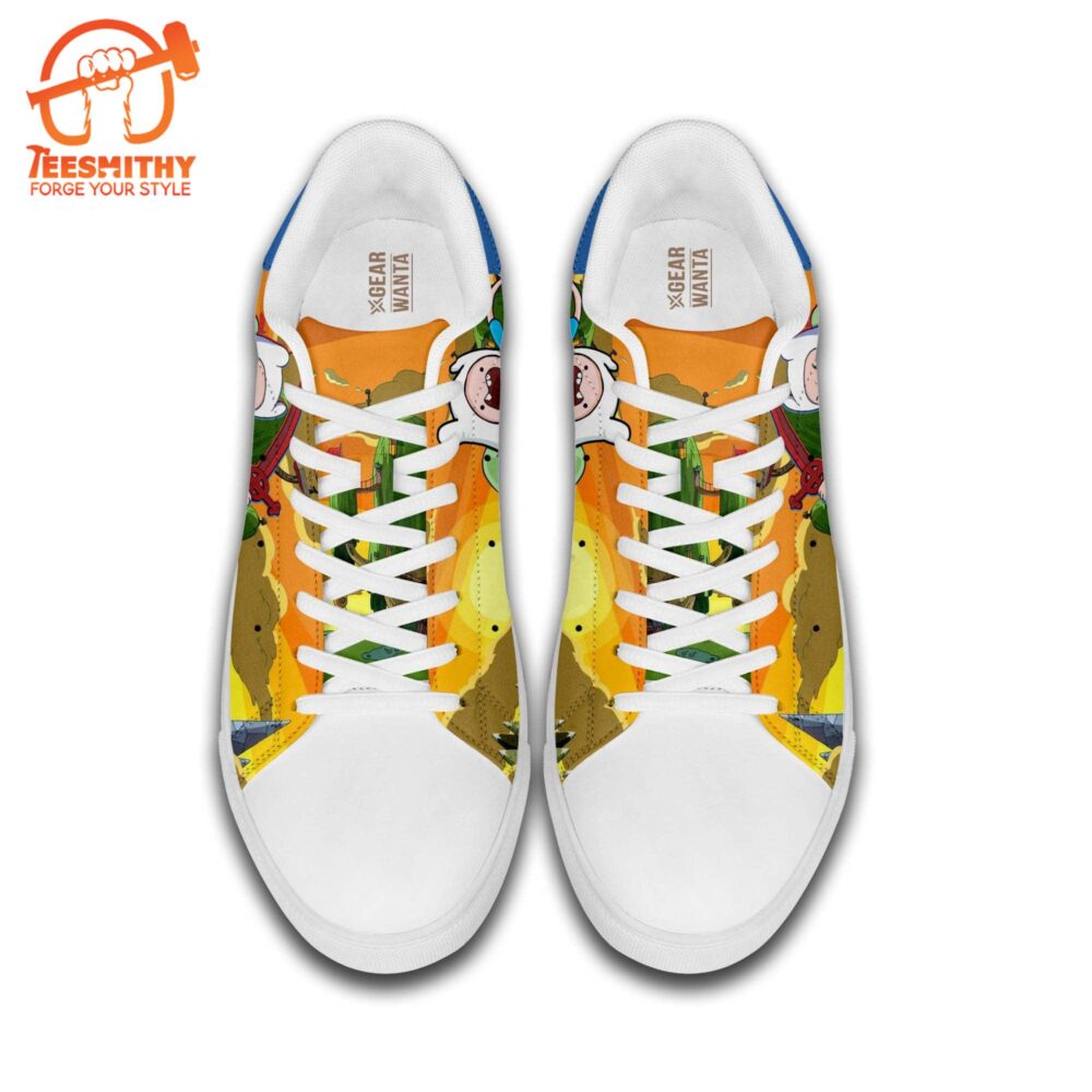 Adventure Time Finn Stan Smith Shoes For Kid