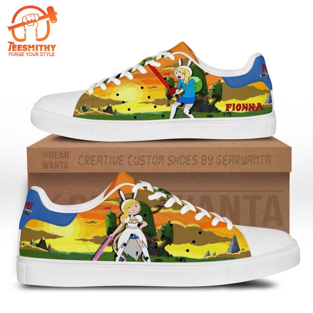 Adventure Time Fionna Stan Smith Shoes For Kid