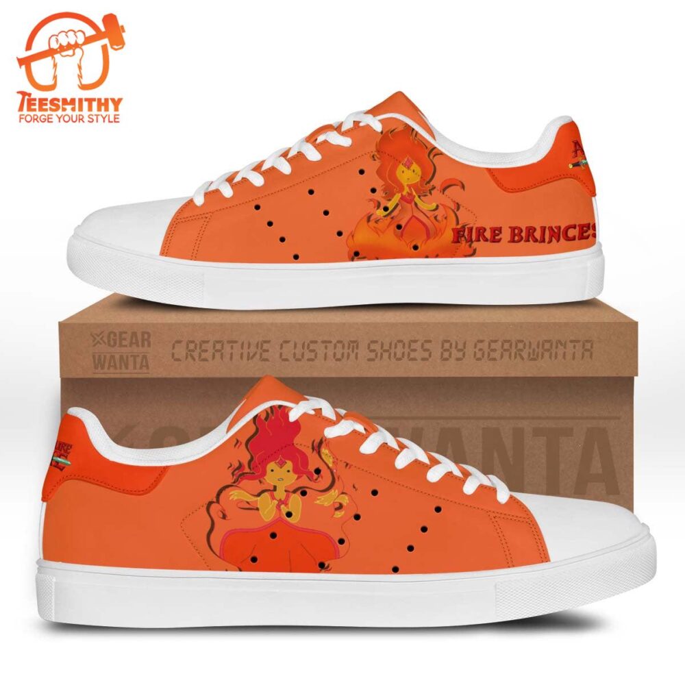 Adventure Time Fire Princess Stan Smith Shoes For Kid