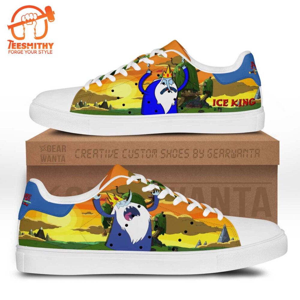 Adventure Time Ice King Stan Smith Shoes For Kid