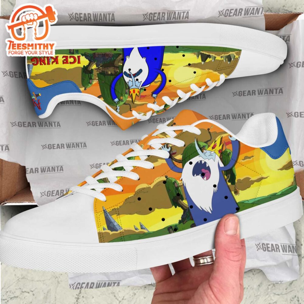 Adventure Time Ice King Stan Smith Shoes For Kid