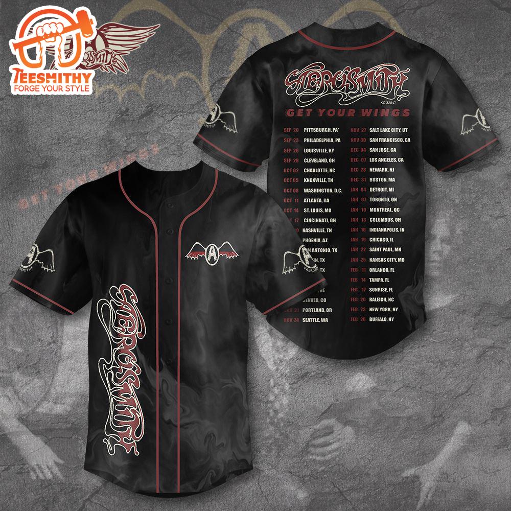 Aerosmith Baseball Jersey Gift For Fan