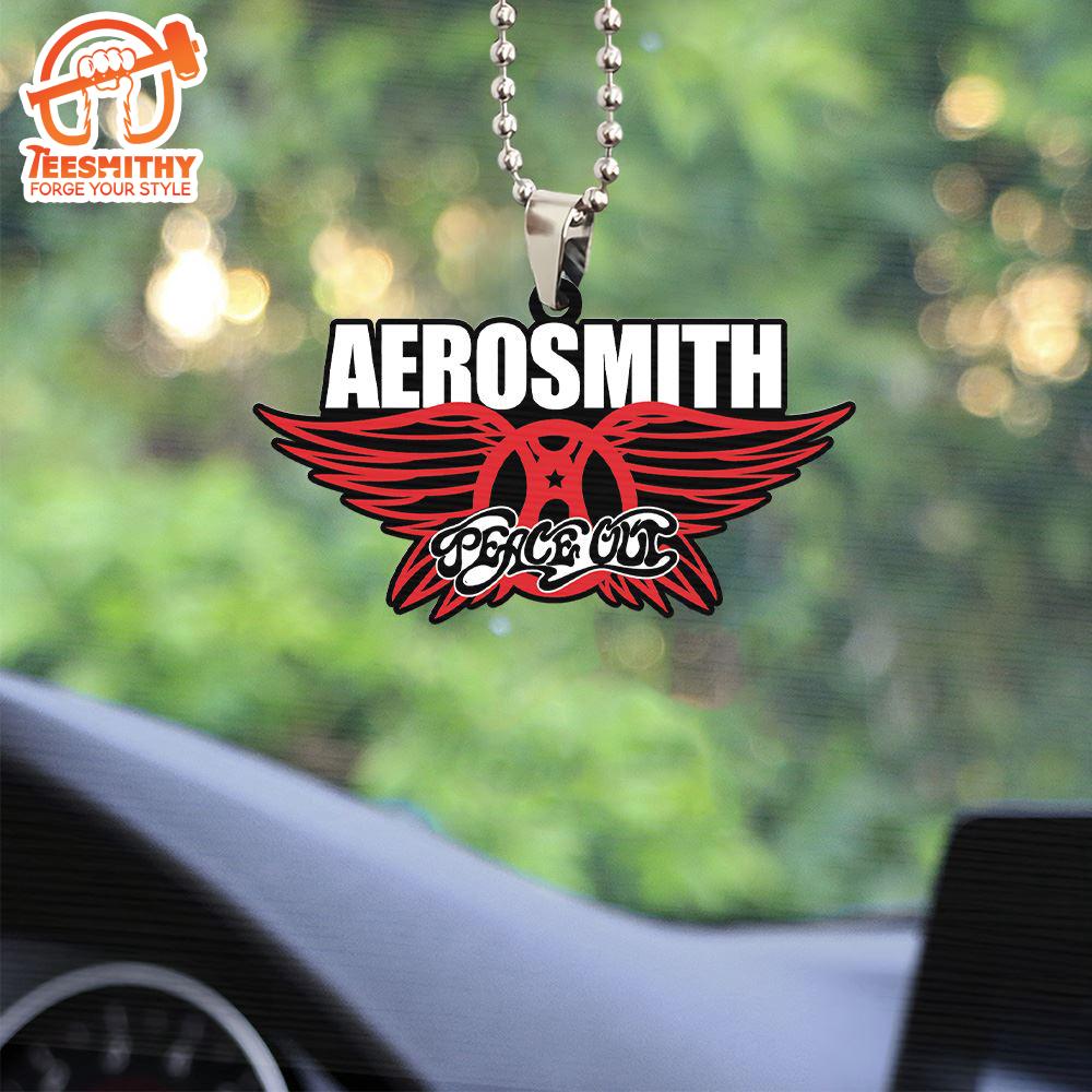 Aerosmith Custom shape 1-sided Acrylic Car Ornament Gift For Xmas