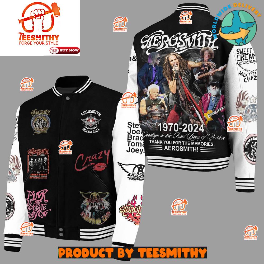 Aerosmith Goodbye To The Bad Boys Of Boston Baseball Jacket