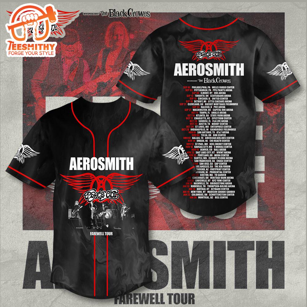 Aerosmith Music 2024 Baseball Jersey