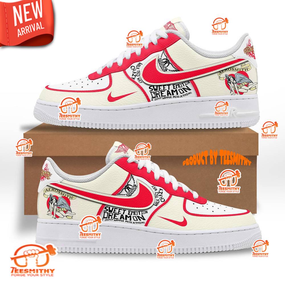 Aerosmith Sweet Emotion Limited Edition Nike Air Force 1 Shoes