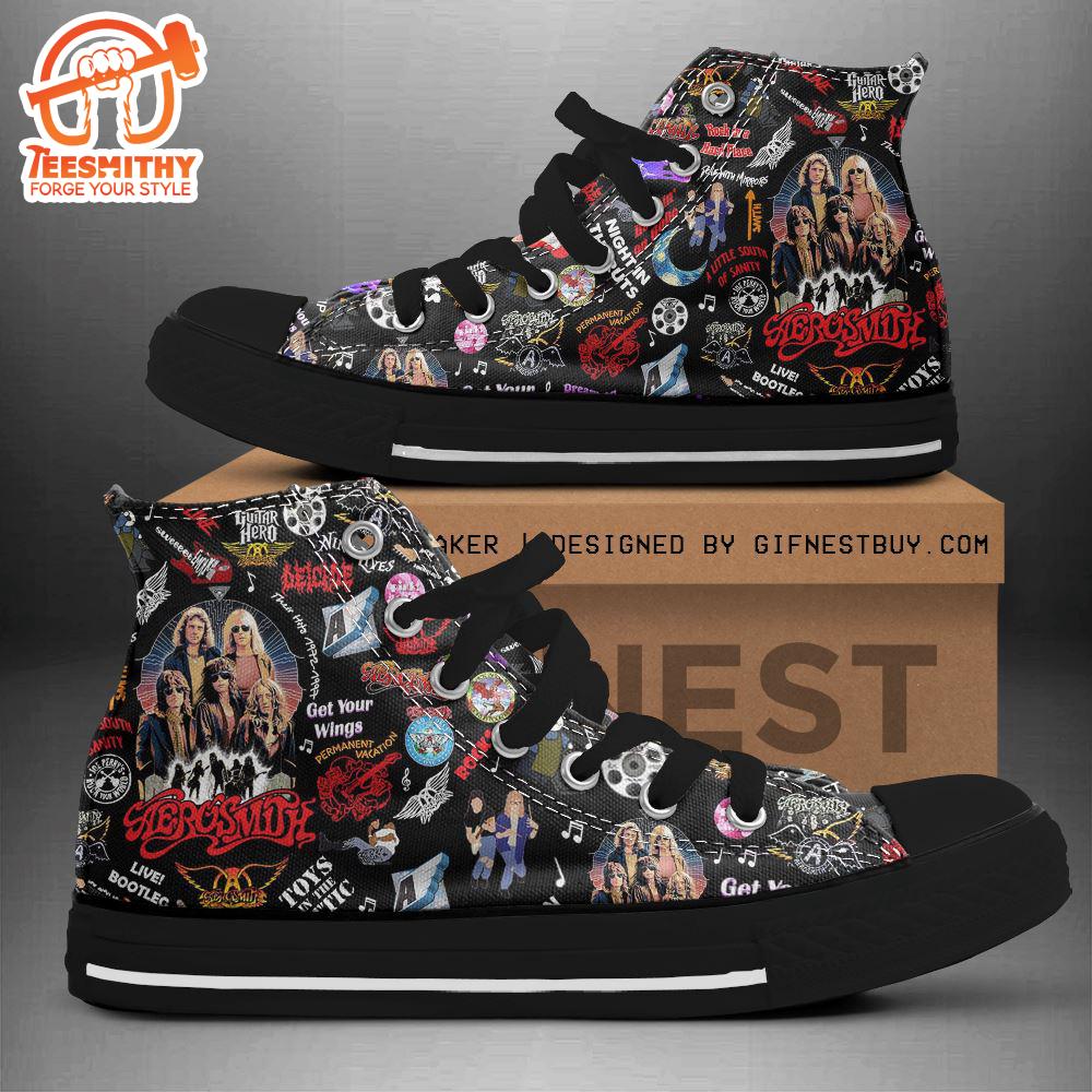 Aerosmith Toxic Twins, Aerosmith High Top Canvas Shoes, Aerosmith Gift