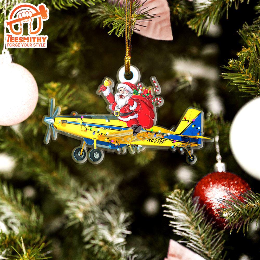 Christmas 2024  Air Tractor AT-500 family Christmas Ornament