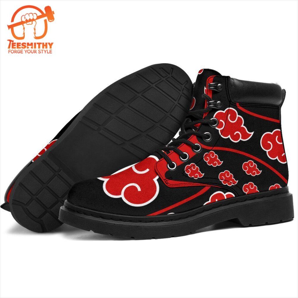 Akatsuki Boot Shoes Custom For NRT Anime Fan