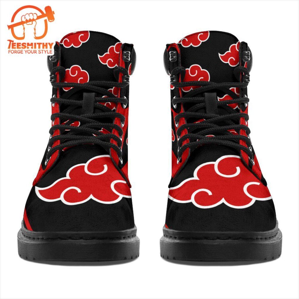 Akatsuki Boot Shoes Custom For NRT Anime Fan