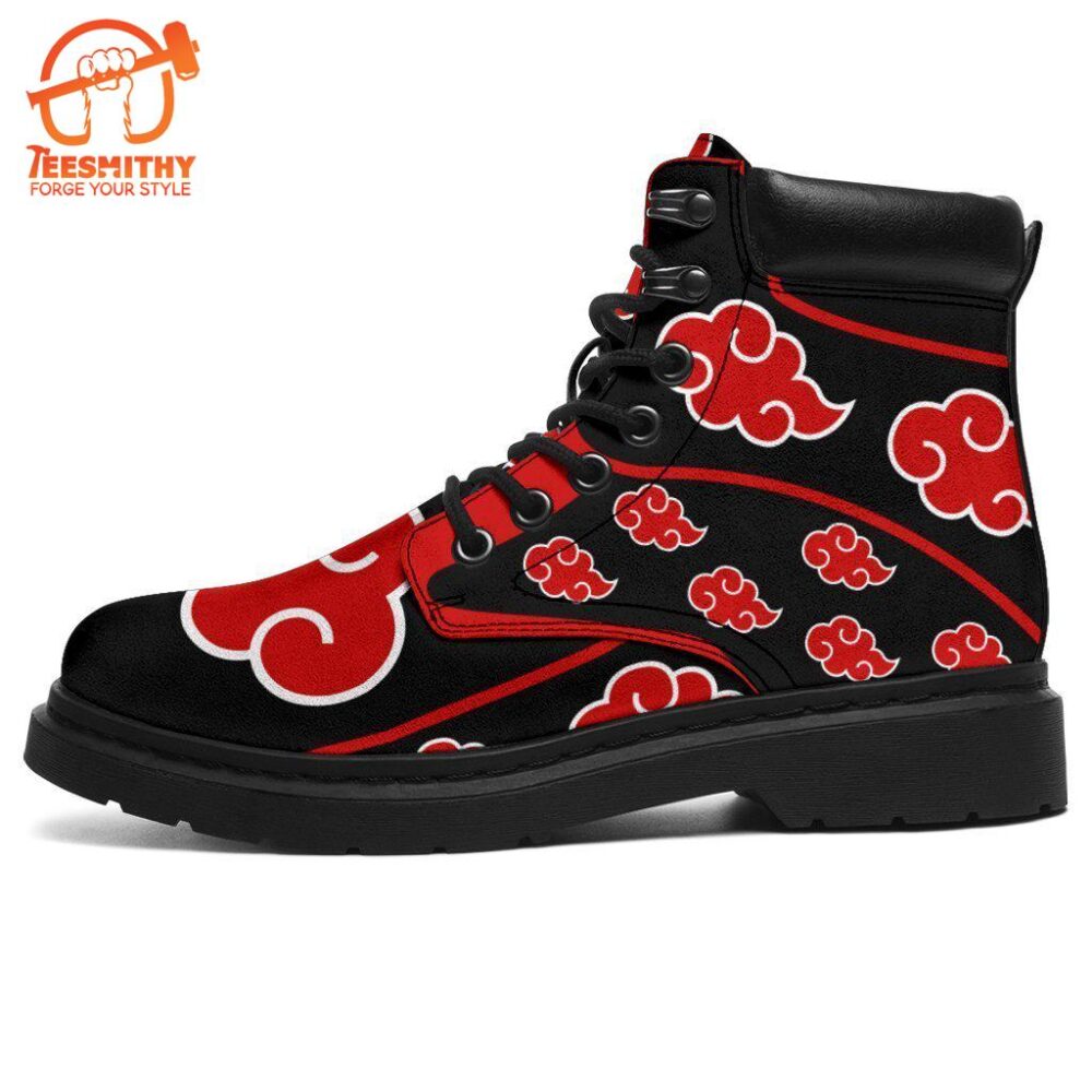 Akatsuki Boot Shoes Custom For NRT Anime Fan