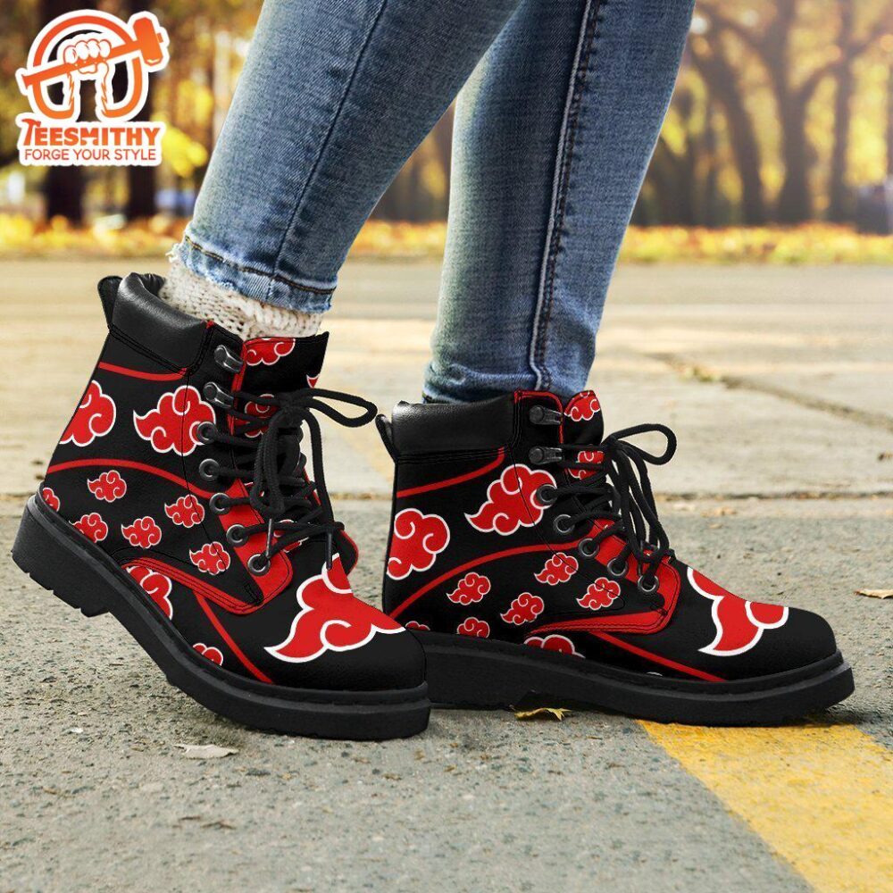 Akatsuki Boot Shoes Custom For NRT Anime Fan