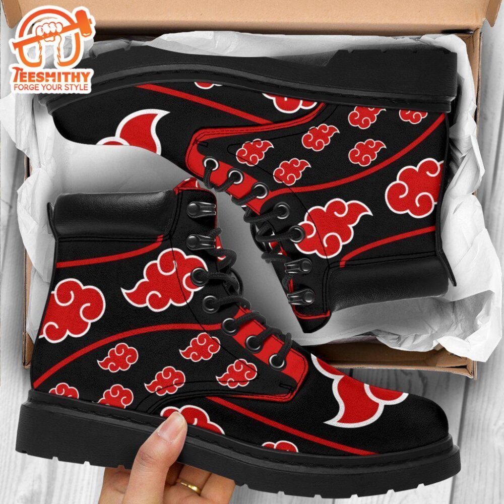 Akatsuki Boot Shoes Custom For NRT Anime Fan