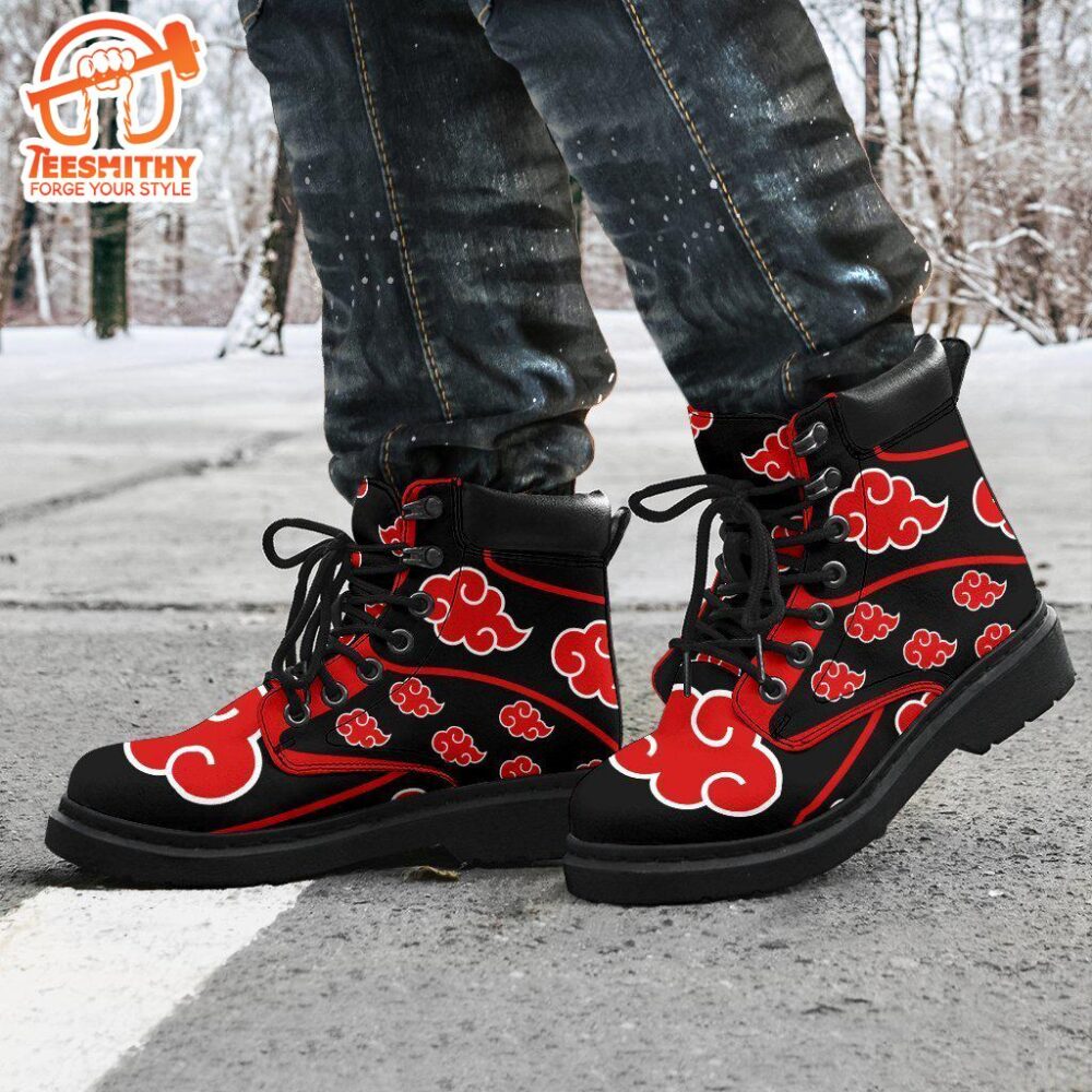 Akatsuki Boot Shoes Custom For NRT Anime Fan