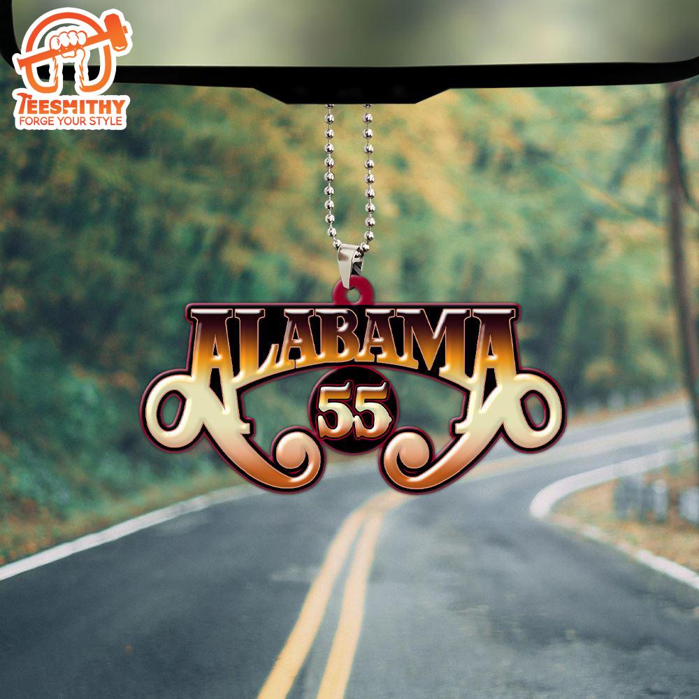 Alabama Band Custom Shape 2-sided Acrylic Car Ornament