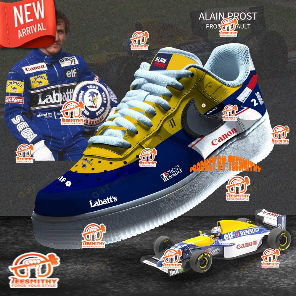 Alain Prost Renault Limited Edition Air Force 1 Shoes