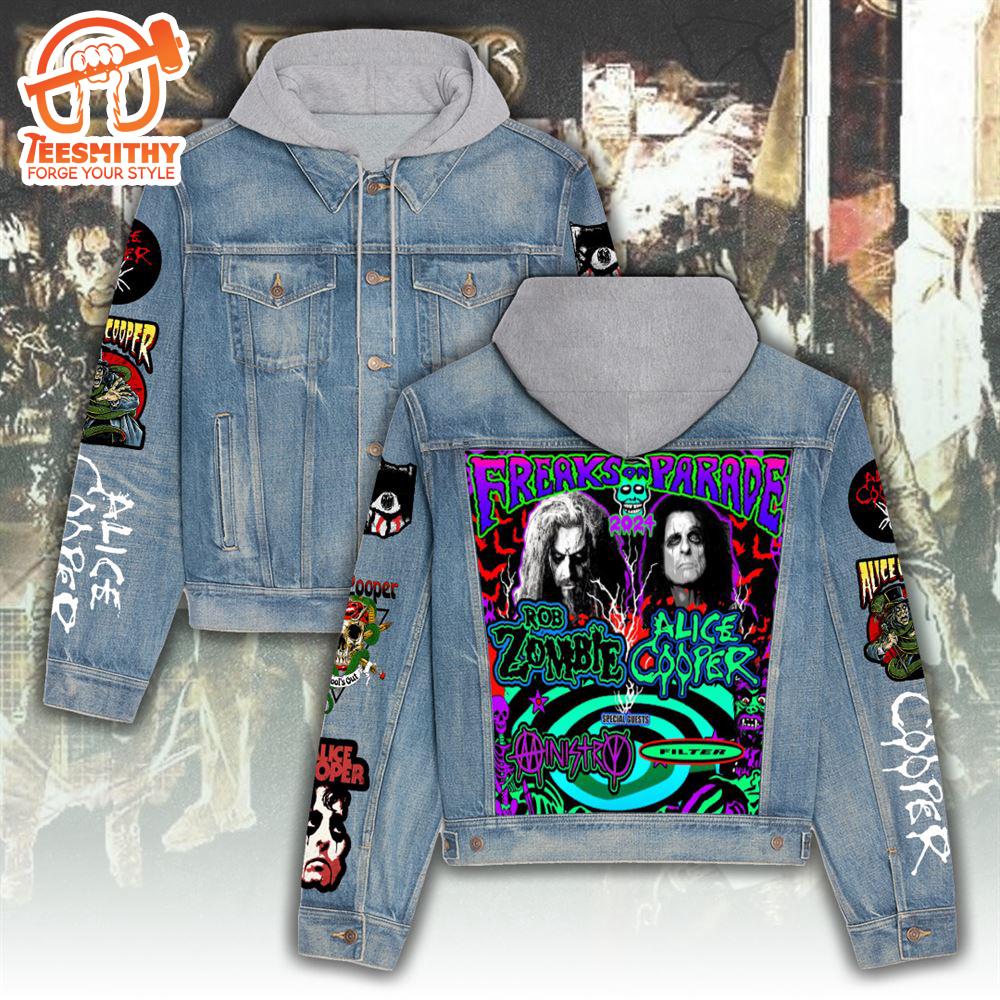 Alice Cooper Women’s Denim Hood Jacket