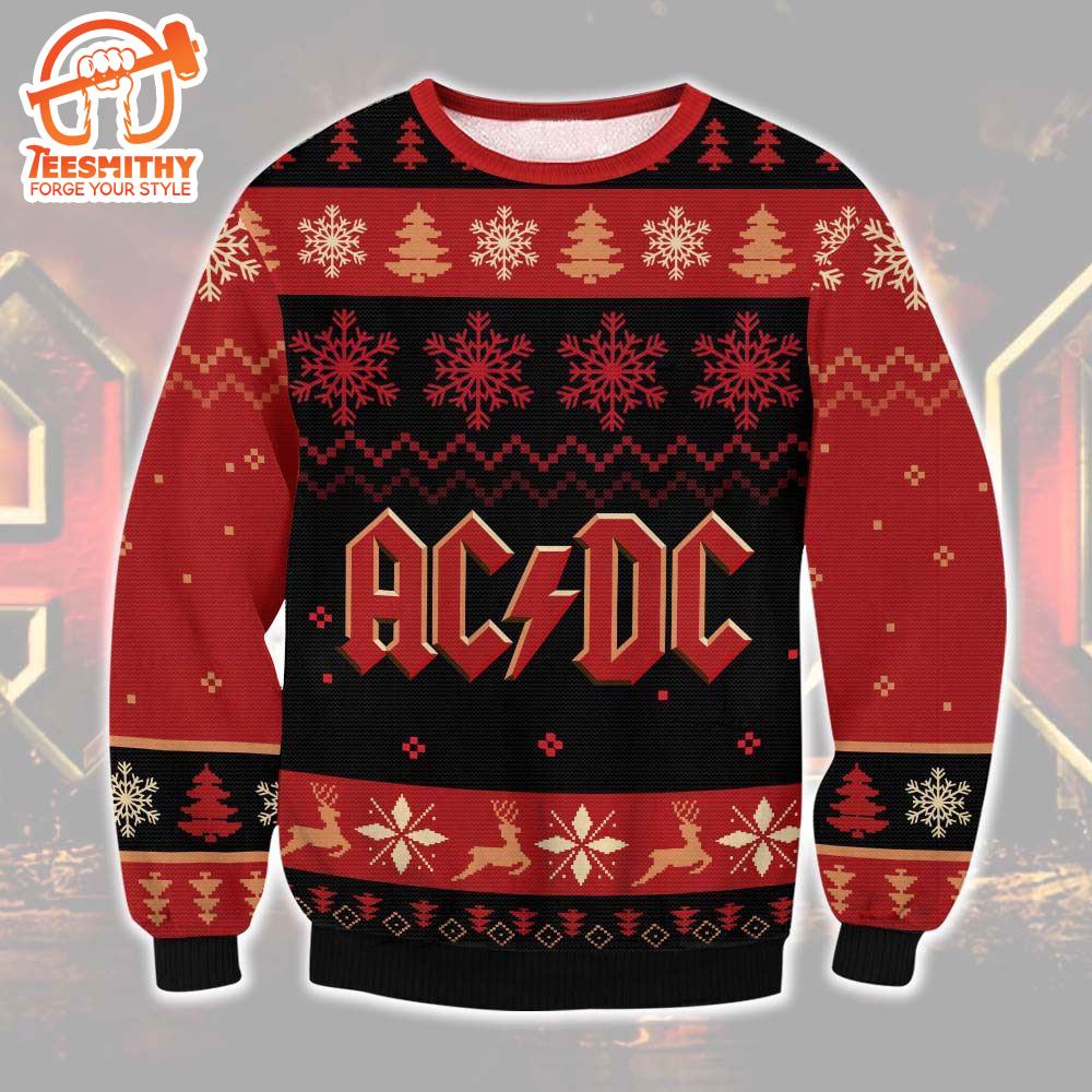 All I Want For Christmas Is AC DC Ugly Sweater