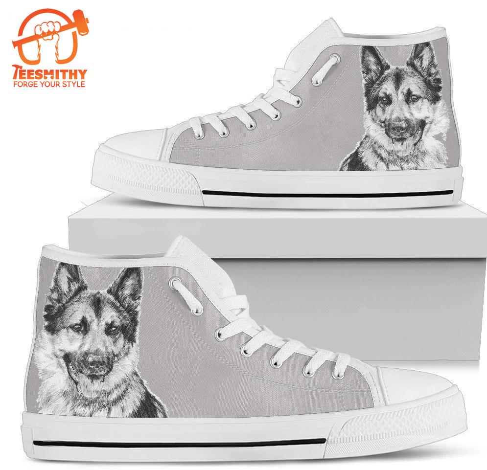 Amazing German Shepherd Women’s High Top Shoes Style 2