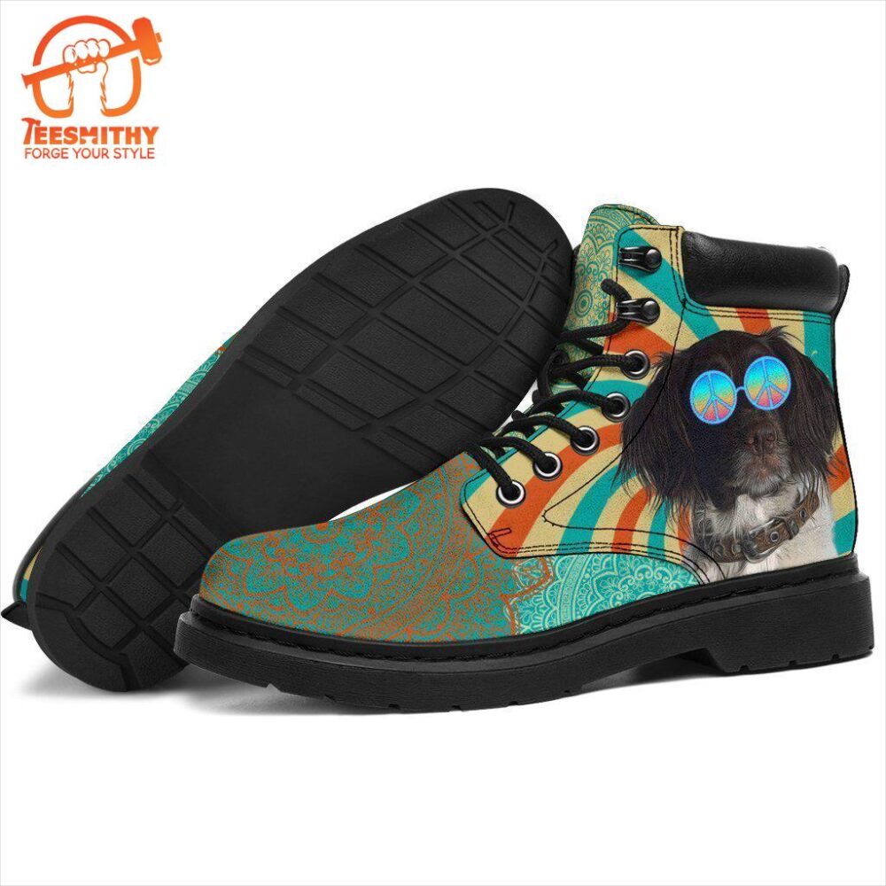 American Water Spaniel Dog Boots Shoes Hippie Style