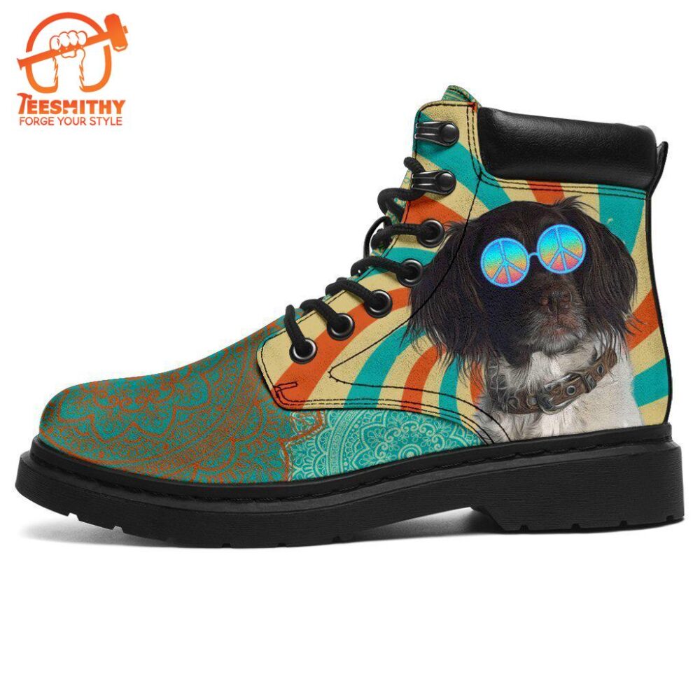 American Water Spaniel Dog Boots Shoes Hippie Style