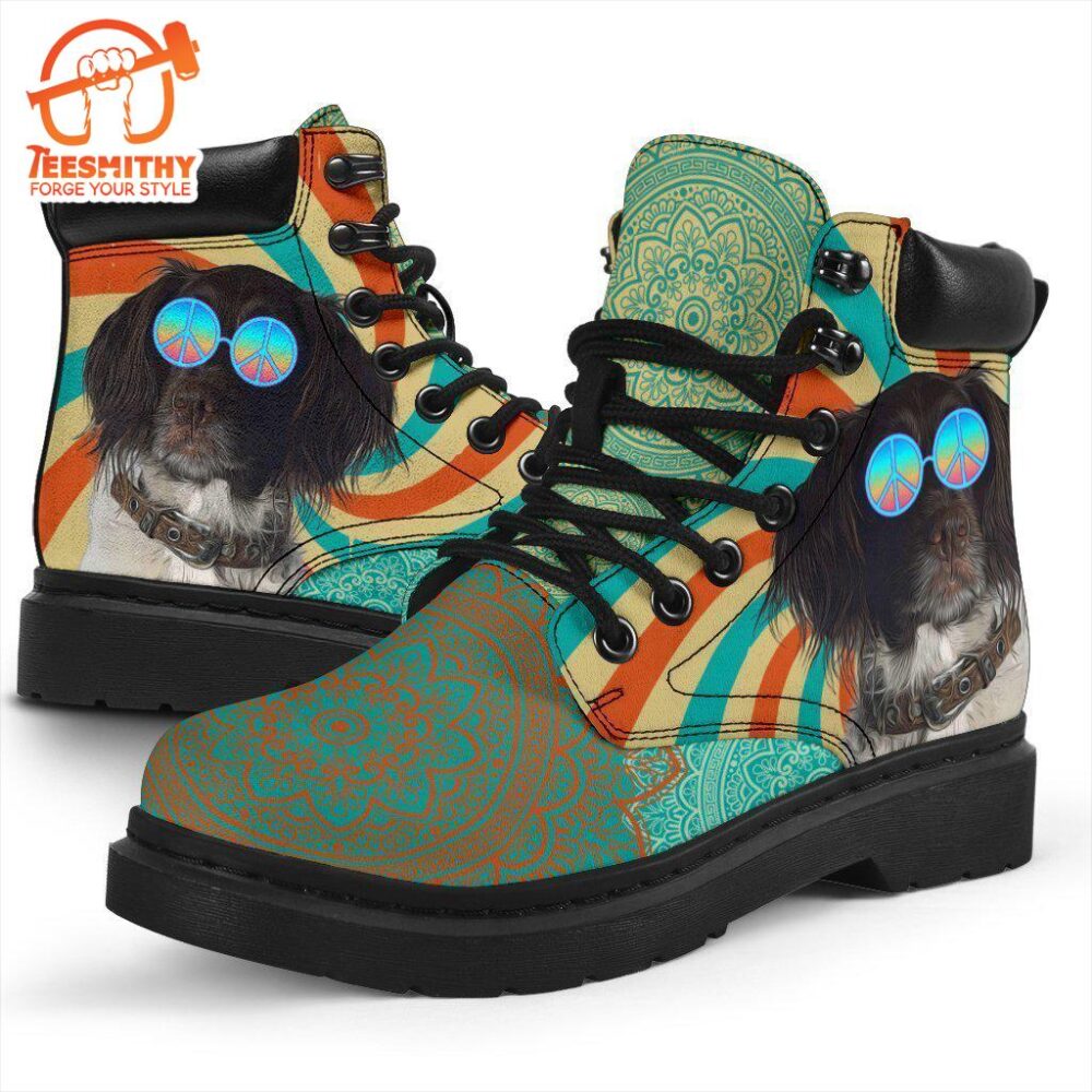 American Water Spaniel Dog Boots Shoes Hippie Style